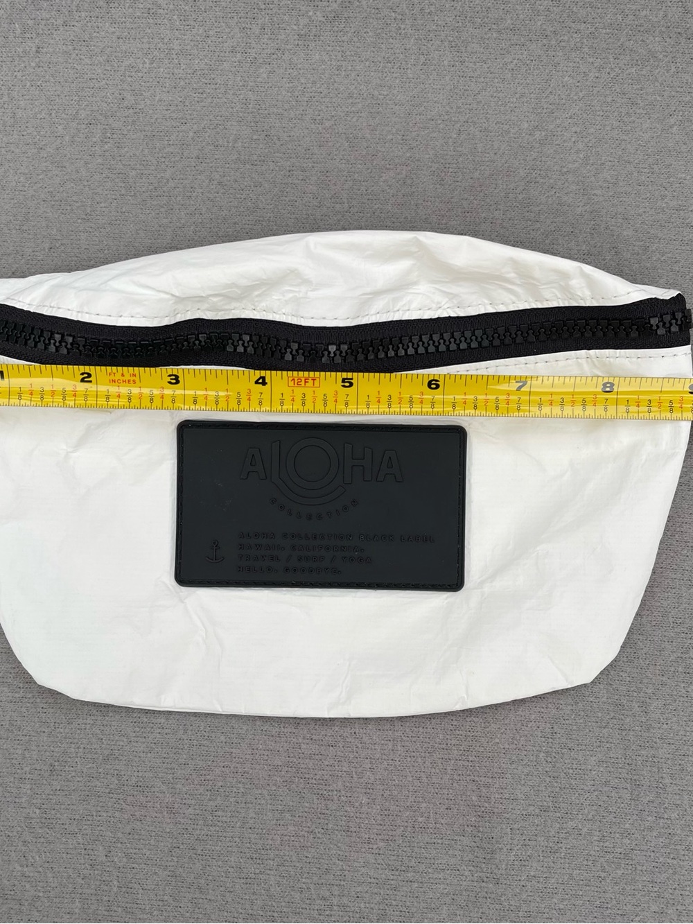 ALOHA Collection White Mini Hip Fanny Pack NWT Splash-Proof Durable Lightweight - Picture 4 of 16
